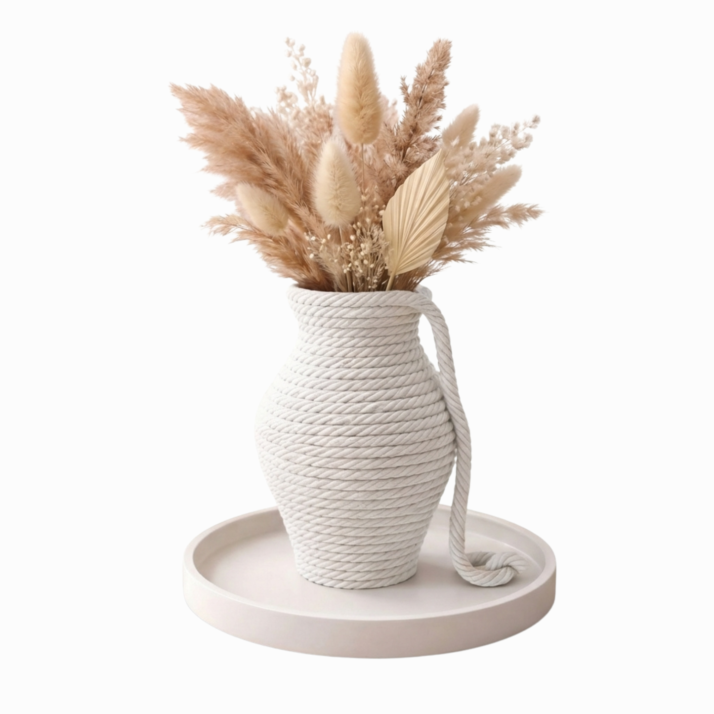 Pure Bind White Rope Vase