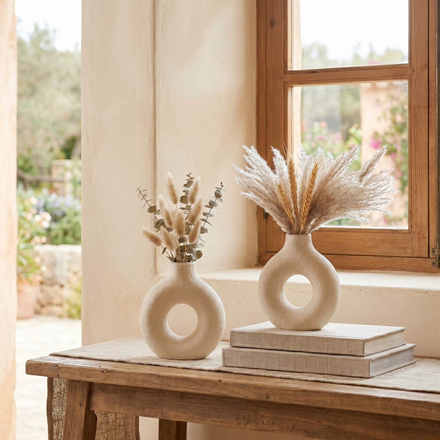 Aura Donut Vase (Pack of 2)